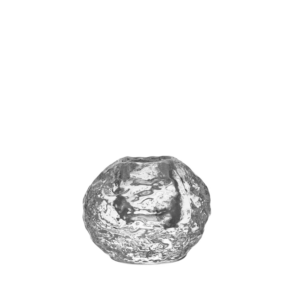Kosta Boda  Snowball votive lysestage, Clear - H9 cm.