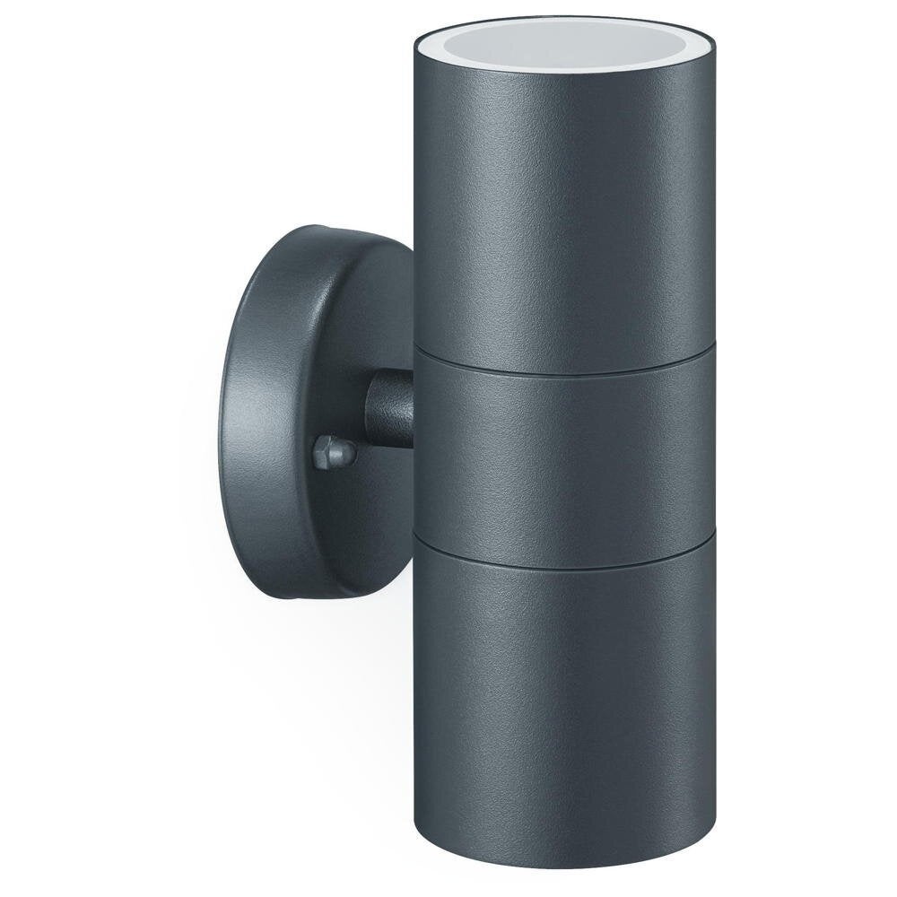 Kylis wandlamp in zwart, GU10, 2-lichts, IP44
