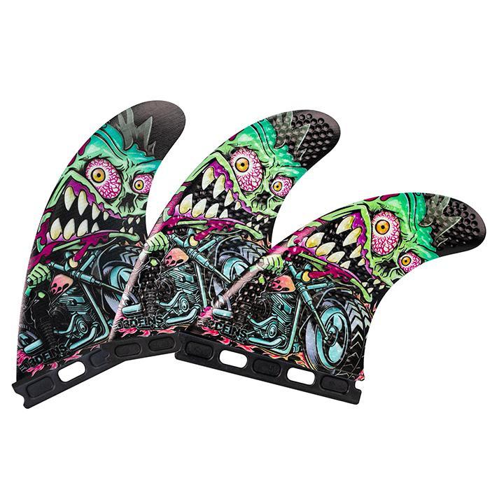3DFINS Go Hard Rider - Thruster Futures - Medium