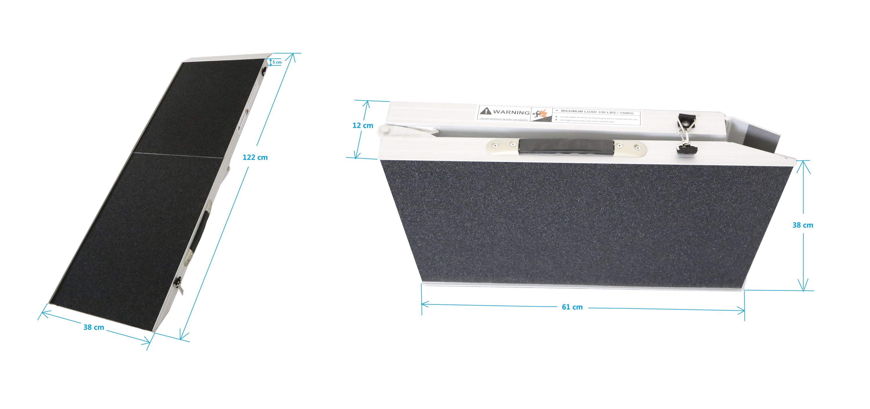 Hunderampe 122 x 38 cm