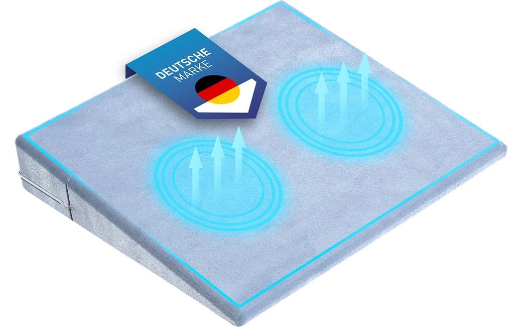 Keilkissen mit Samtbezug – AntirutschbezugStuhl-Keilkissen