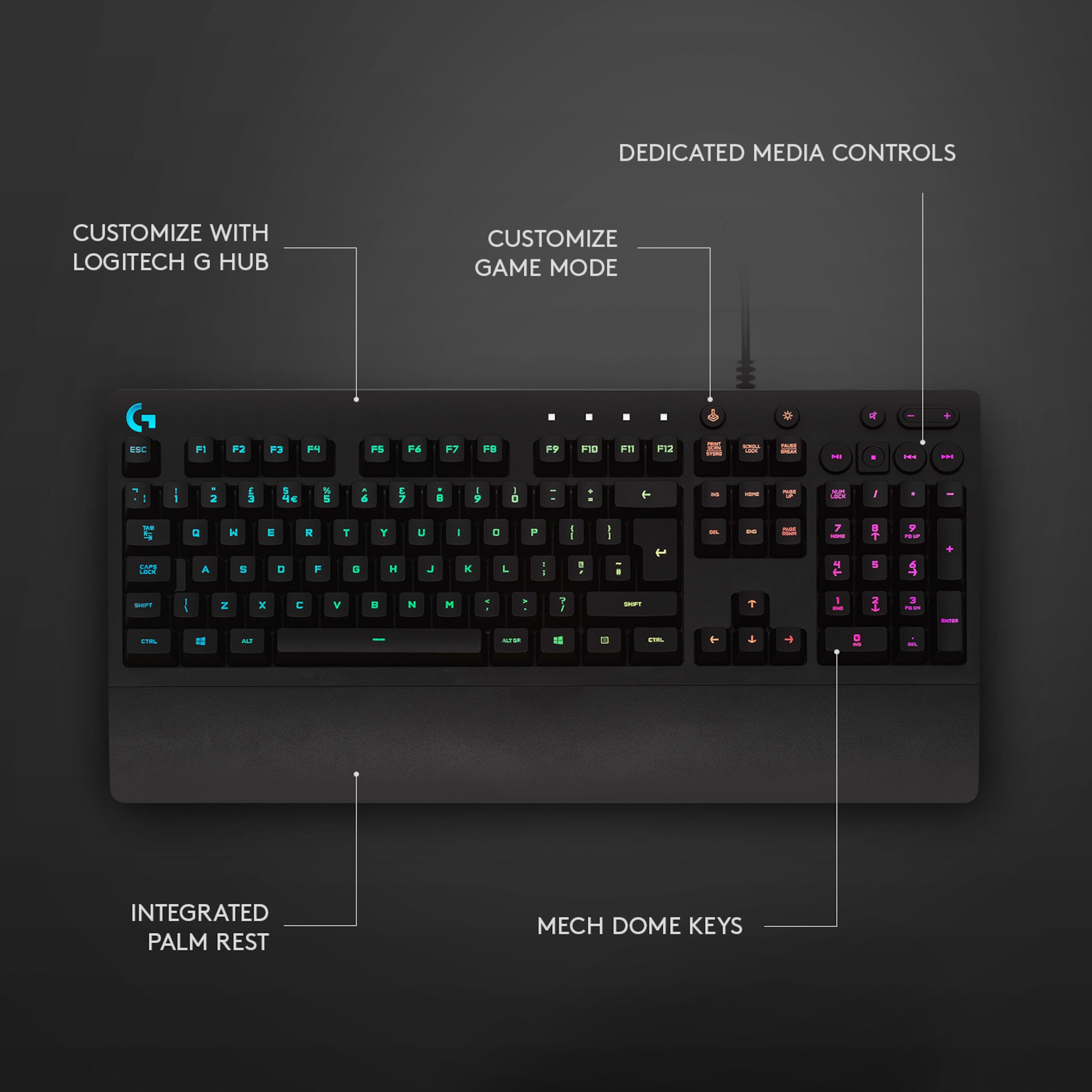 Logitech G 213 Prodigy Gaming-tastatur