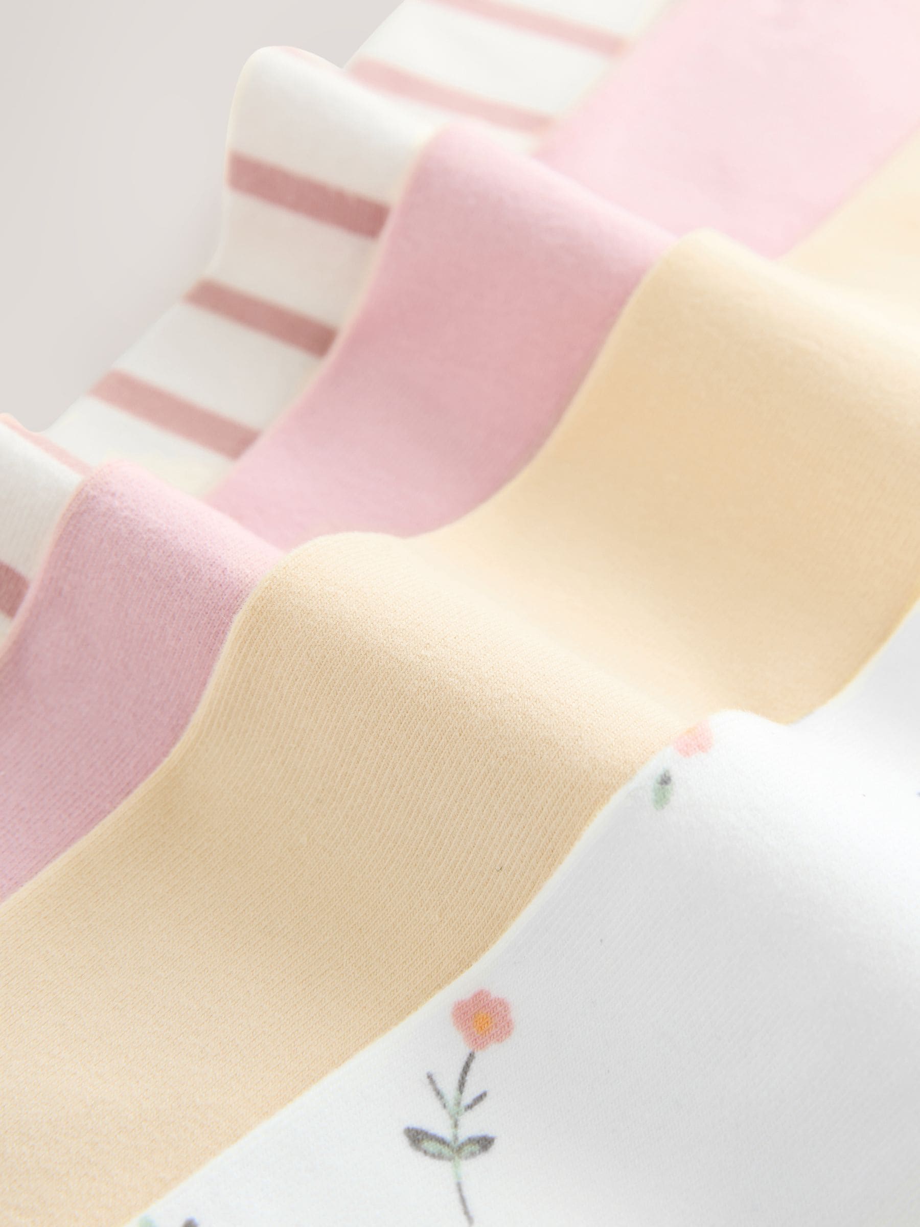 Roze/wit - Set van 4 leggings (3mnd -7jr)
