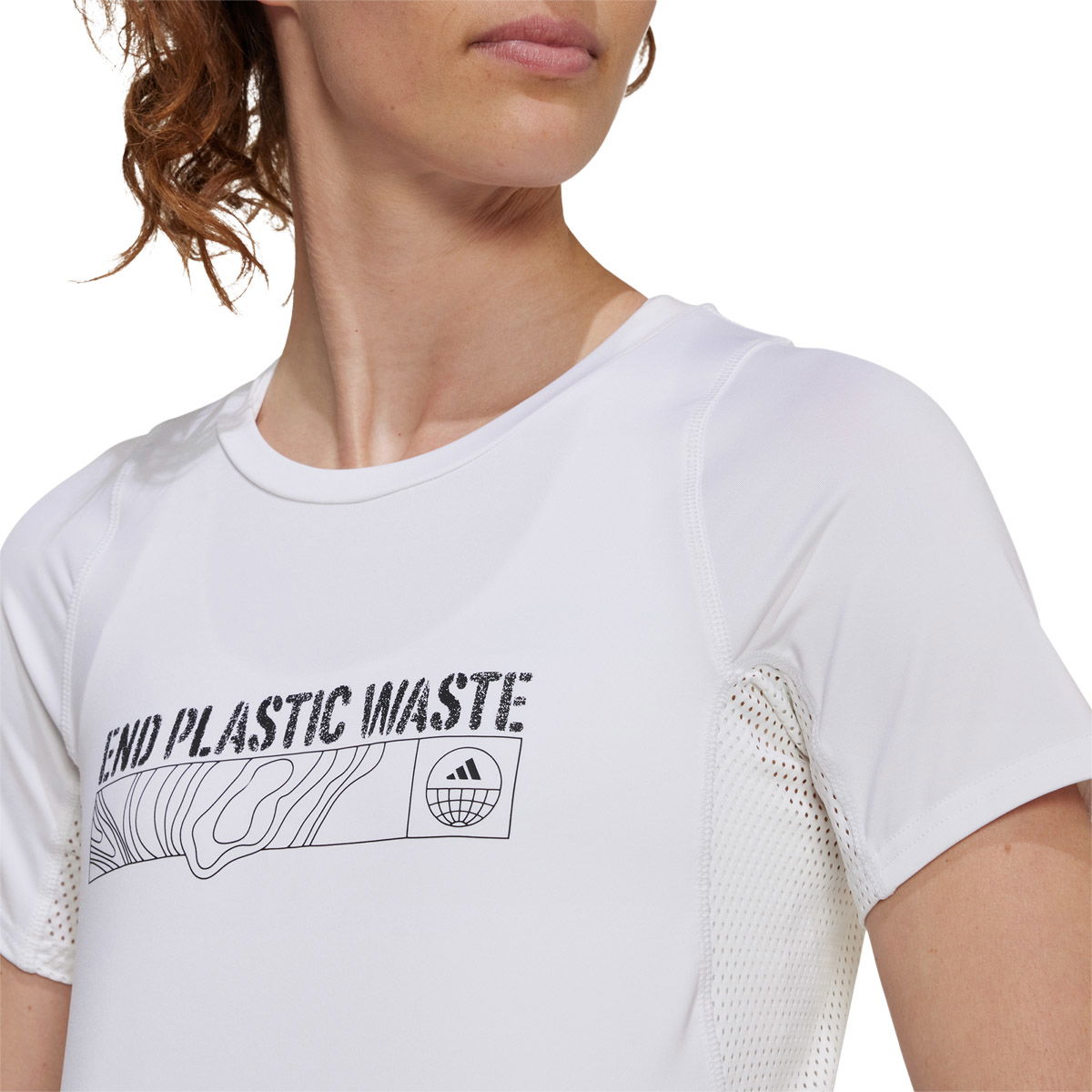 adidas End Plastic Waste Løbe T-shirt Dame