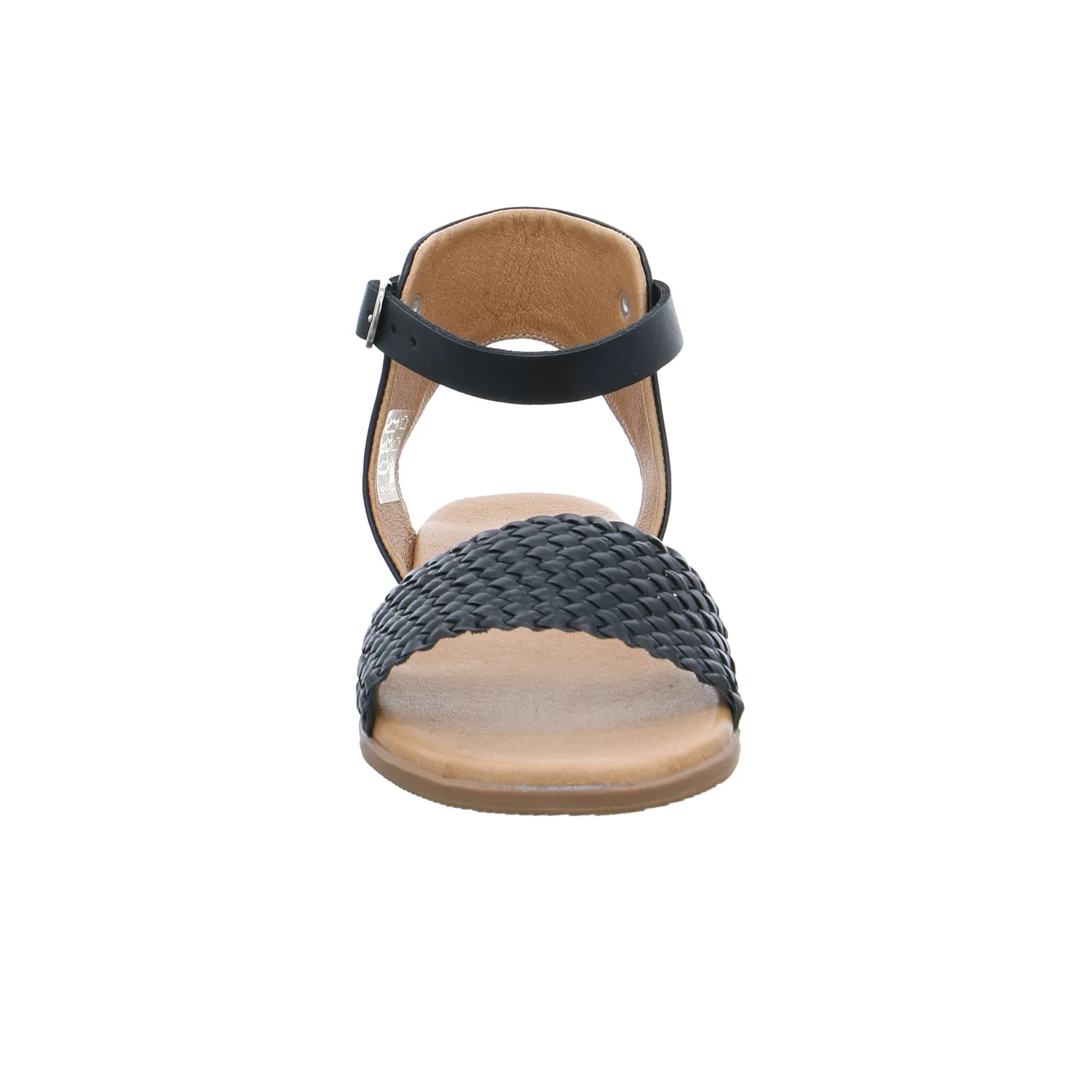 SCHUHENGEL Sandalette Schwarz Leder