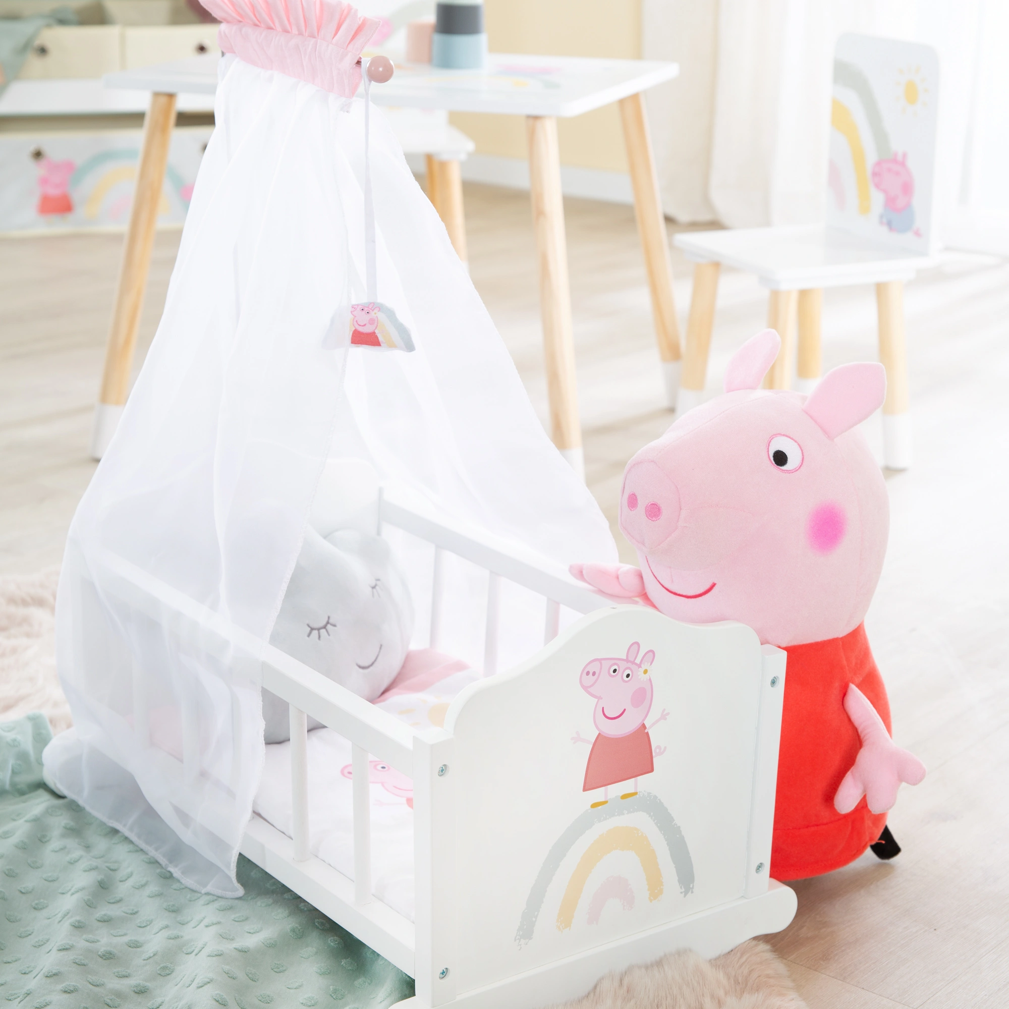 Puppenwiege PEPPA PIG