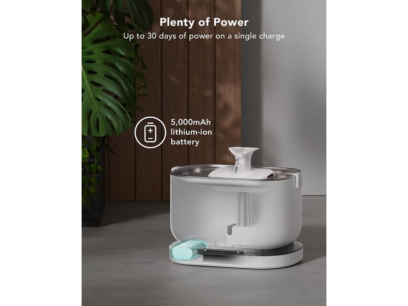 Petlibro Wasserautomat Dockstream Battery-Operated Fountain Automatischer Trinkbrunnen