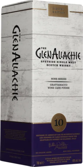 GLENALLACHIE 10 YEARS GRATTAMACCO WINE FINISH 70CL