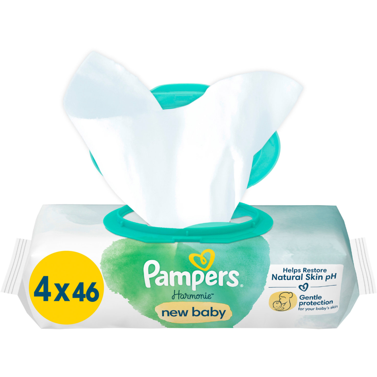 Pampers Feuchttücher Harmonie New Baby 4x46 Stück