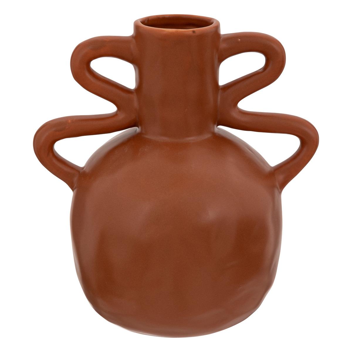 VASE CERAMIQUE OLME CANNELLE H.20CM