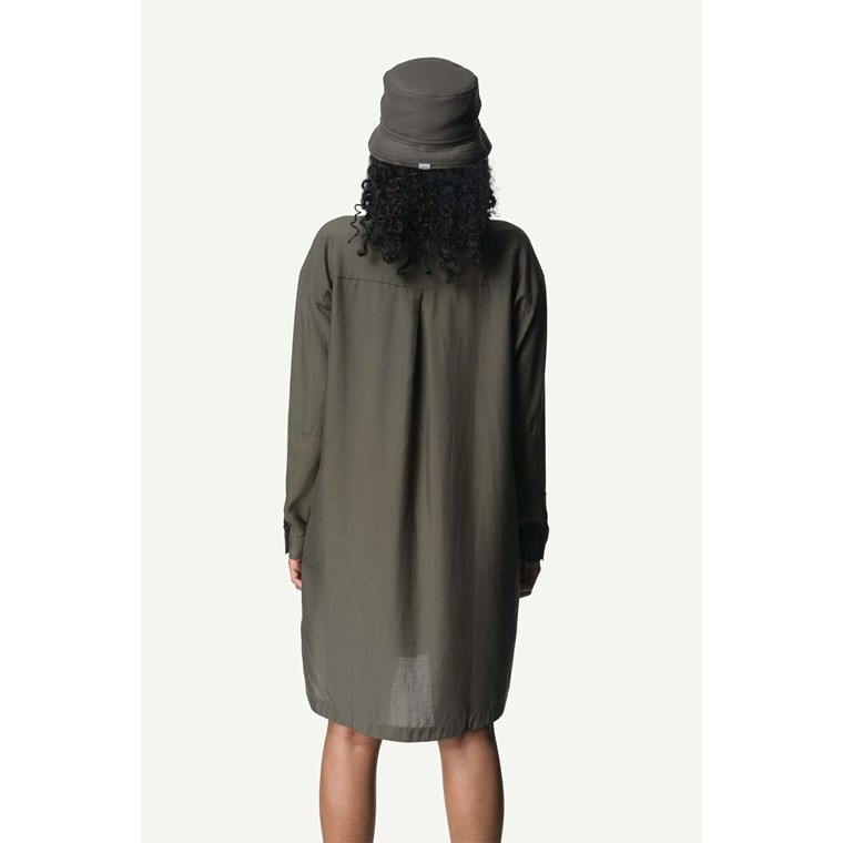 Houdini Tree Dress Women Dawn Green