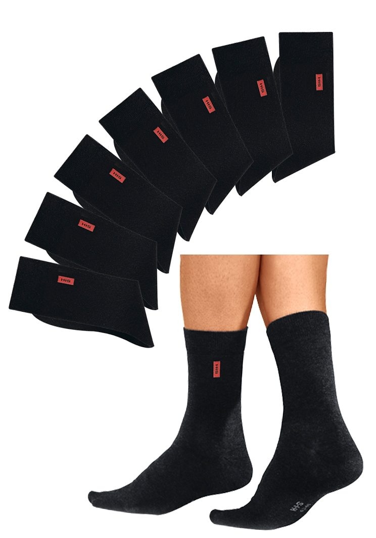 H.I.S Basicsocken Packung, 7 Stk. tlg. in angenehmer Baumwollqualität