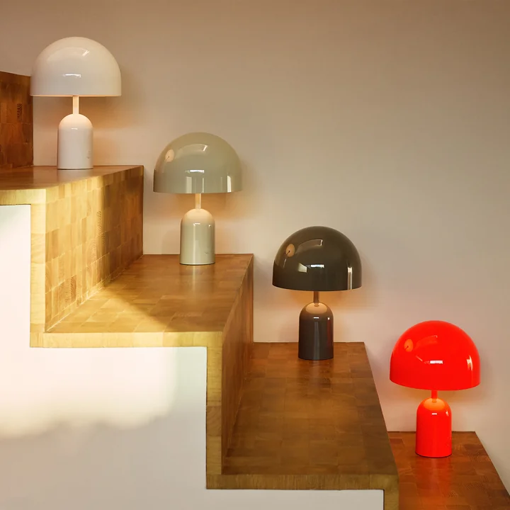 Tom Dixon - Bell LED Tischleuchte mit Akku, moosgrün