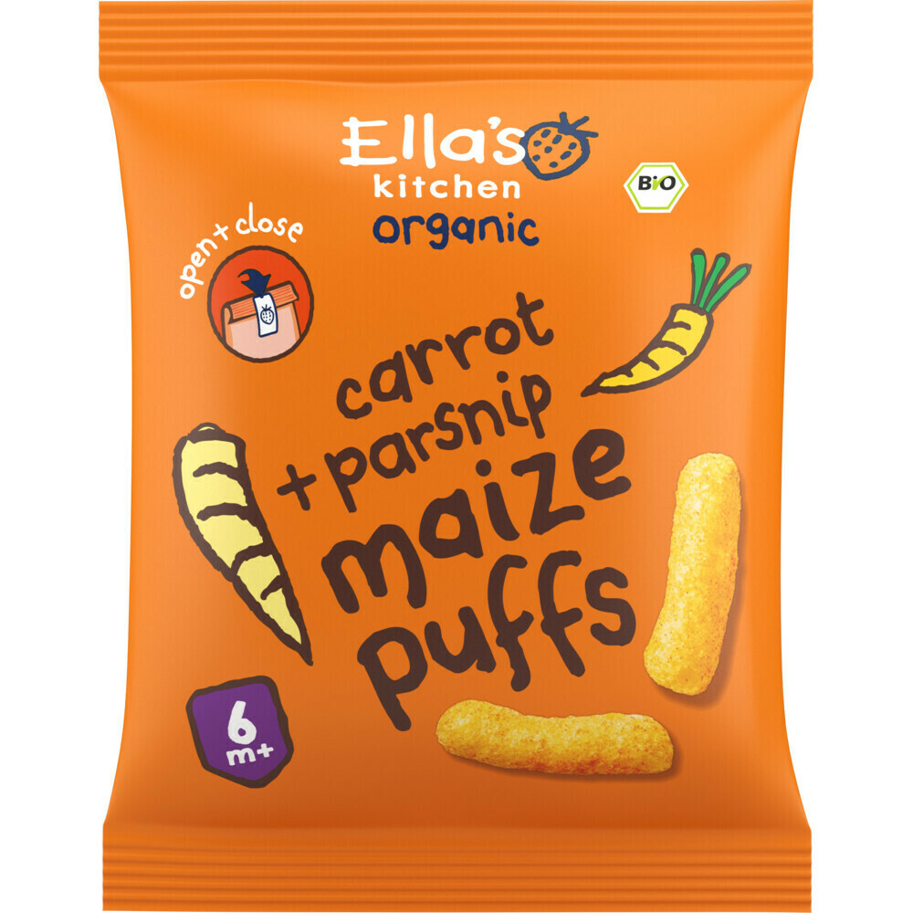 Ella's kitchen 16 stuks Maize Puffs Pakket
