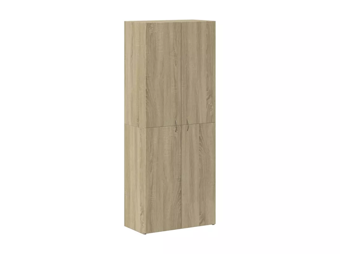 Armoire de classement chêne sonoma 60x32x153 cm bois ingénierie