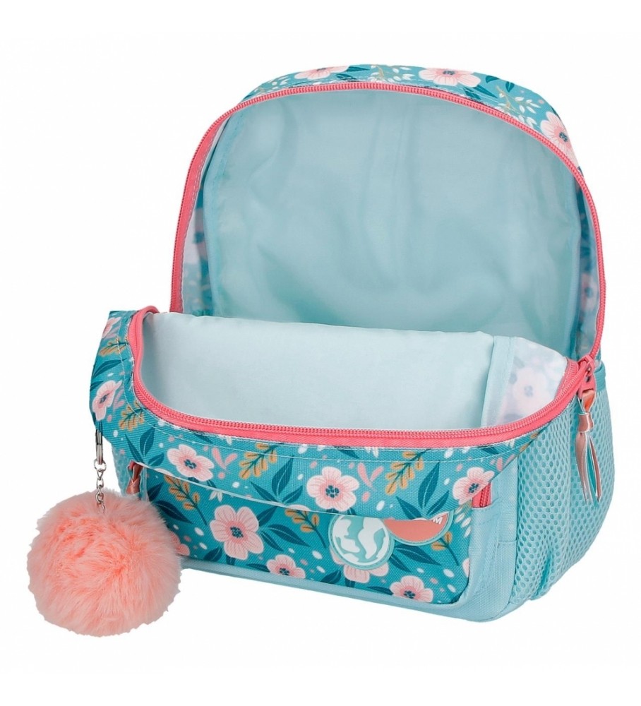 Mochila pequena Movem Never Stop Dreaming - Azul