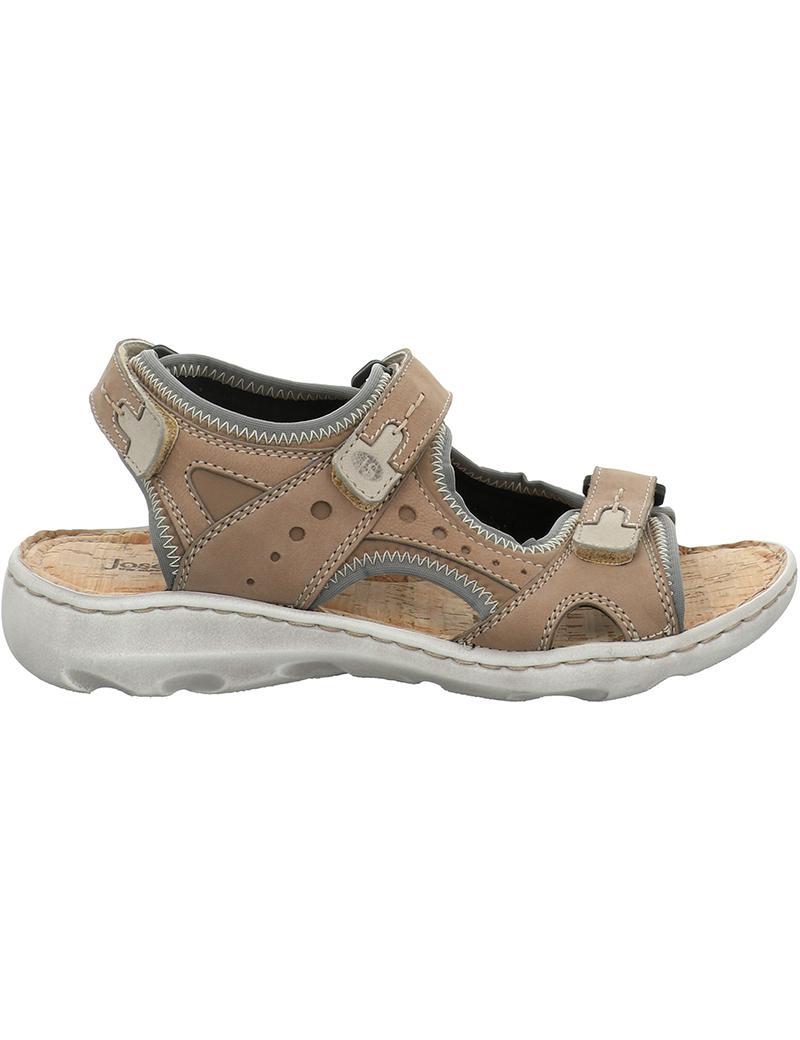 Sandale Lene 02, taupe-kombi