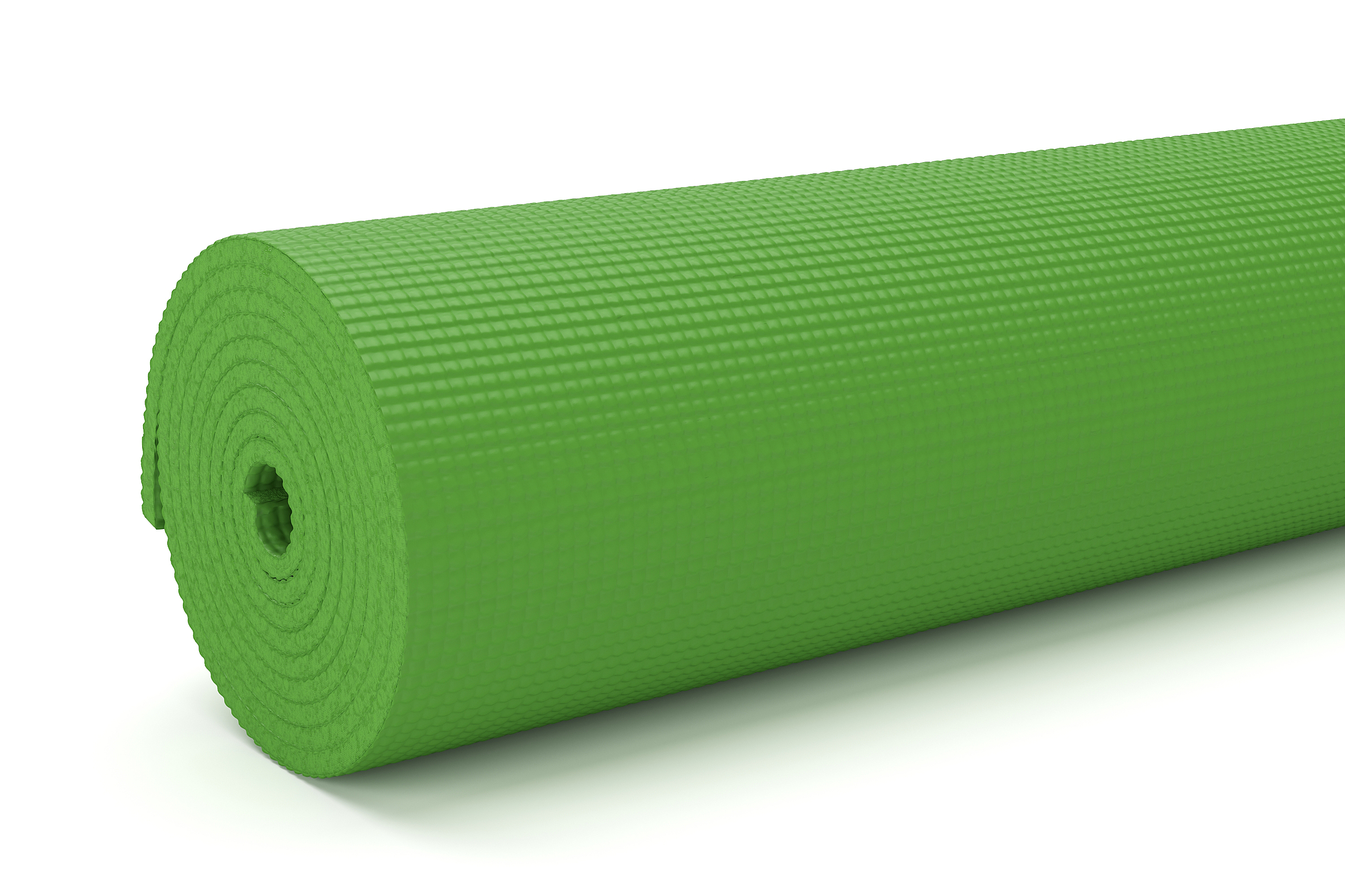 Yogamatte mit Tasche grün 173 x 61 x 0.5 cm