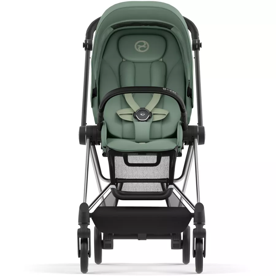 cybex PLATINUM Kombikinderwagen New Mios Chrome Black Leaf Green