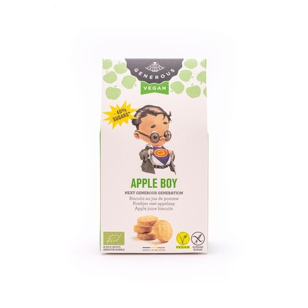 Biscoitos De Maçã Bio Sem Glúten Apple Boy