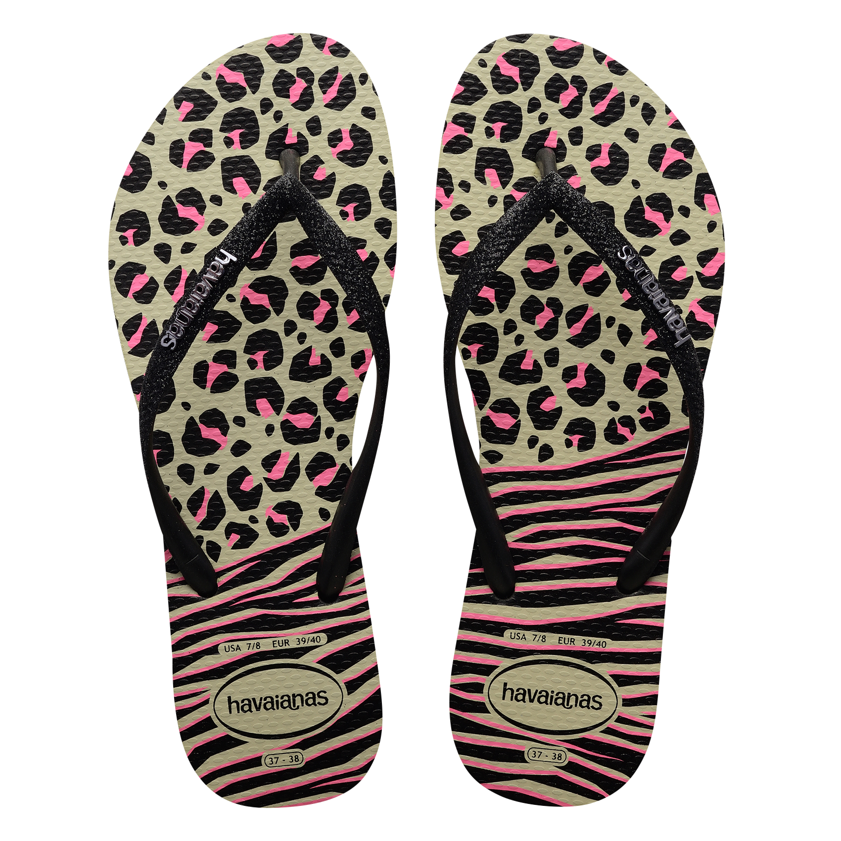 SLIM ANIMALS MIX - Tongs imprimé animalier | Multicolore