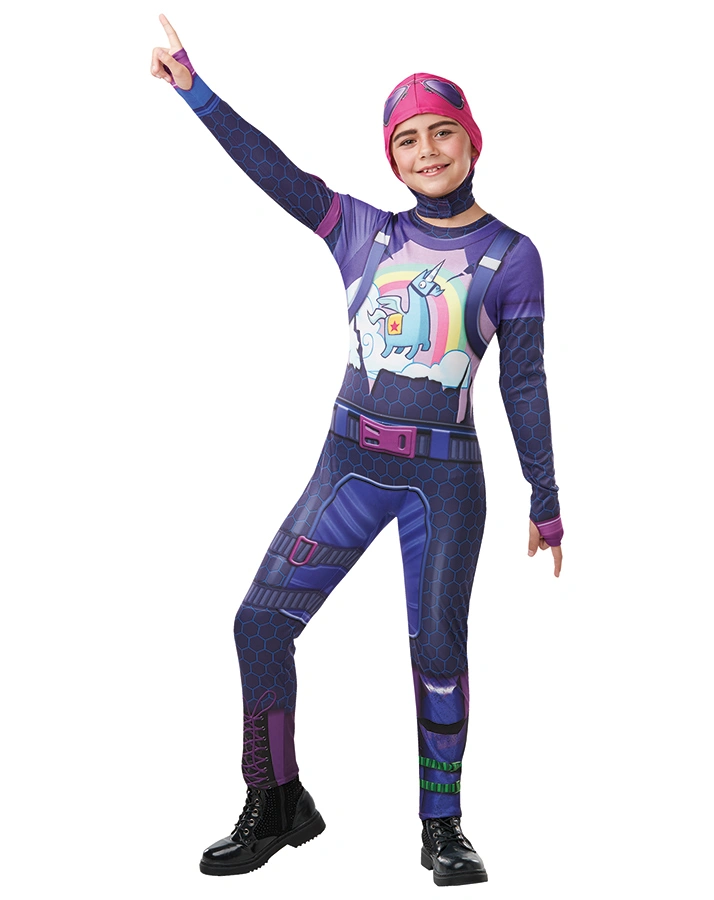 Kostüm BRITE BOMBER FORTNITE 4-teilig in lila
