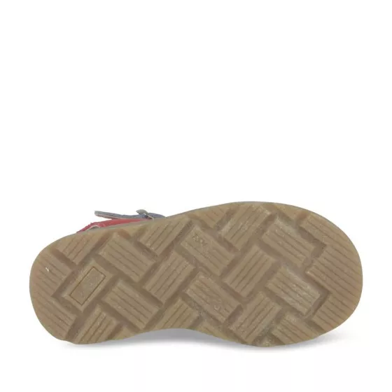 Sandales ROUGE CHARLIE & FRIENDS CUIR
