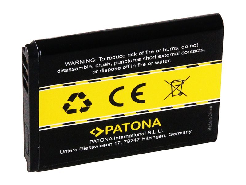 Patona Videokamera-Akku BL-5B Kompatibel mit dem Akku Nokia BL5B / BL-5B