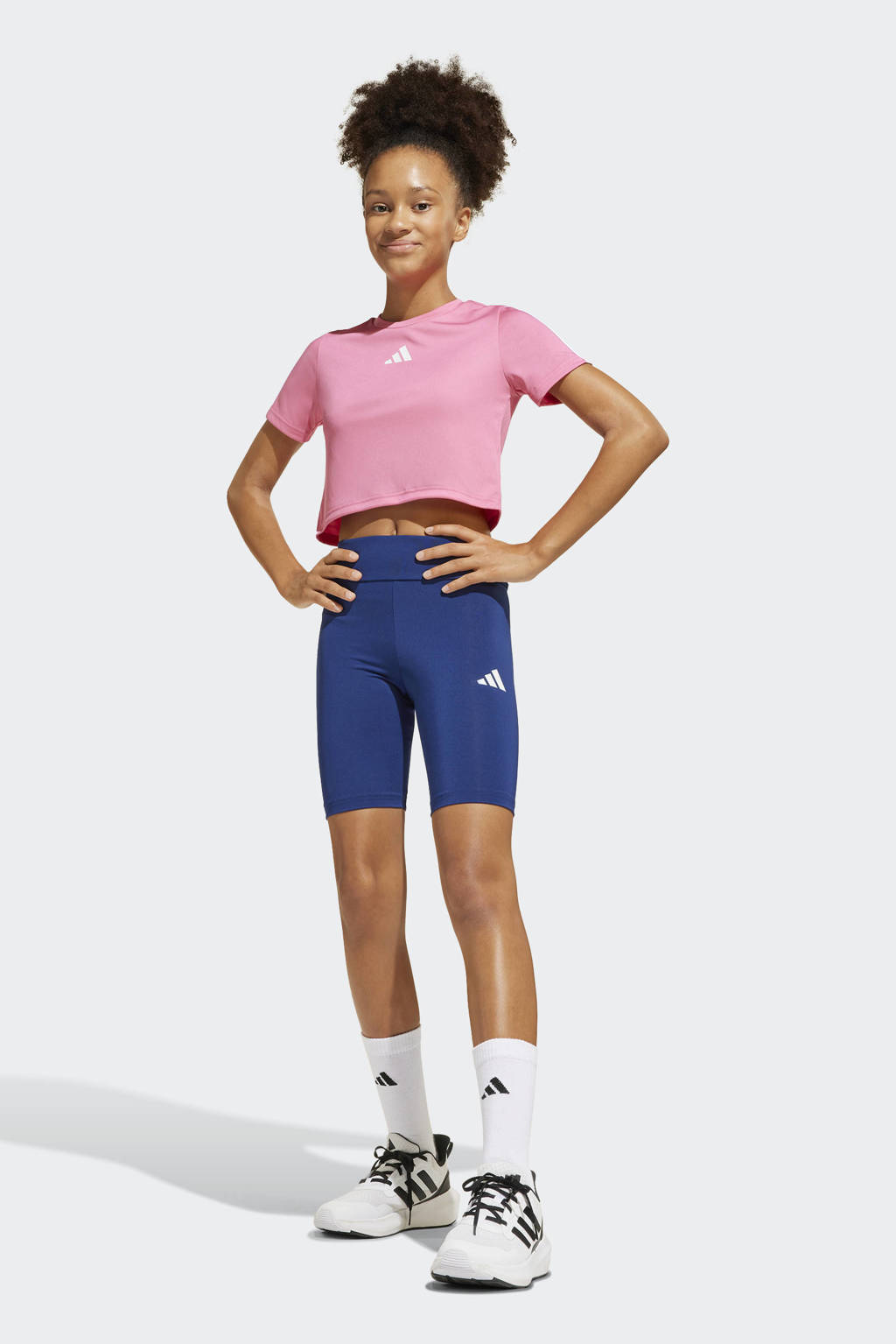 adidas sportset roze/blauw