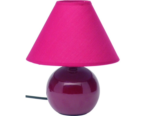 Tafellamp, 1-lichts, H 23 cm, Primo rood