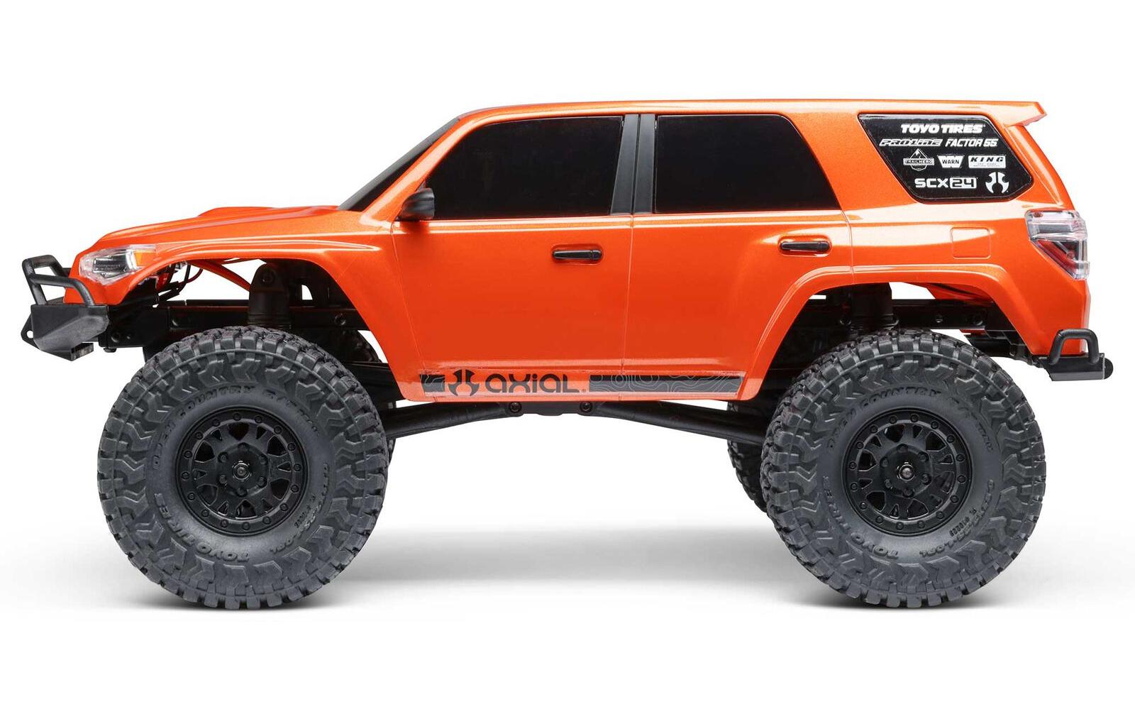 Scale Crawler SCX24 Toyota 4Runner 1:24 RTR - Orange<br>Rock Crawler Brushed 4WD mit Akku & Ladegerät