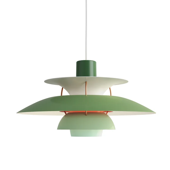 Louis Poulsen - PH 5 Pendelleuchte, hues of green