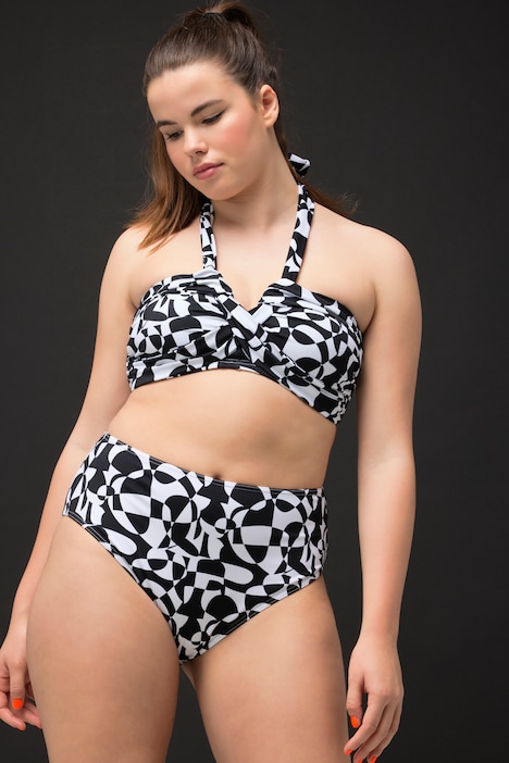 Bikini-Slip, HighWaist Shape, Grafik-Print
