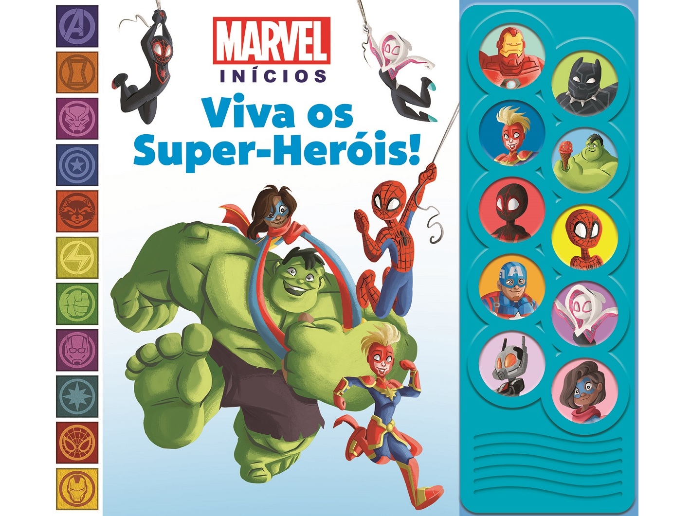 LIVRO VIVA OS SUPER-HERÓIS! MARVEL