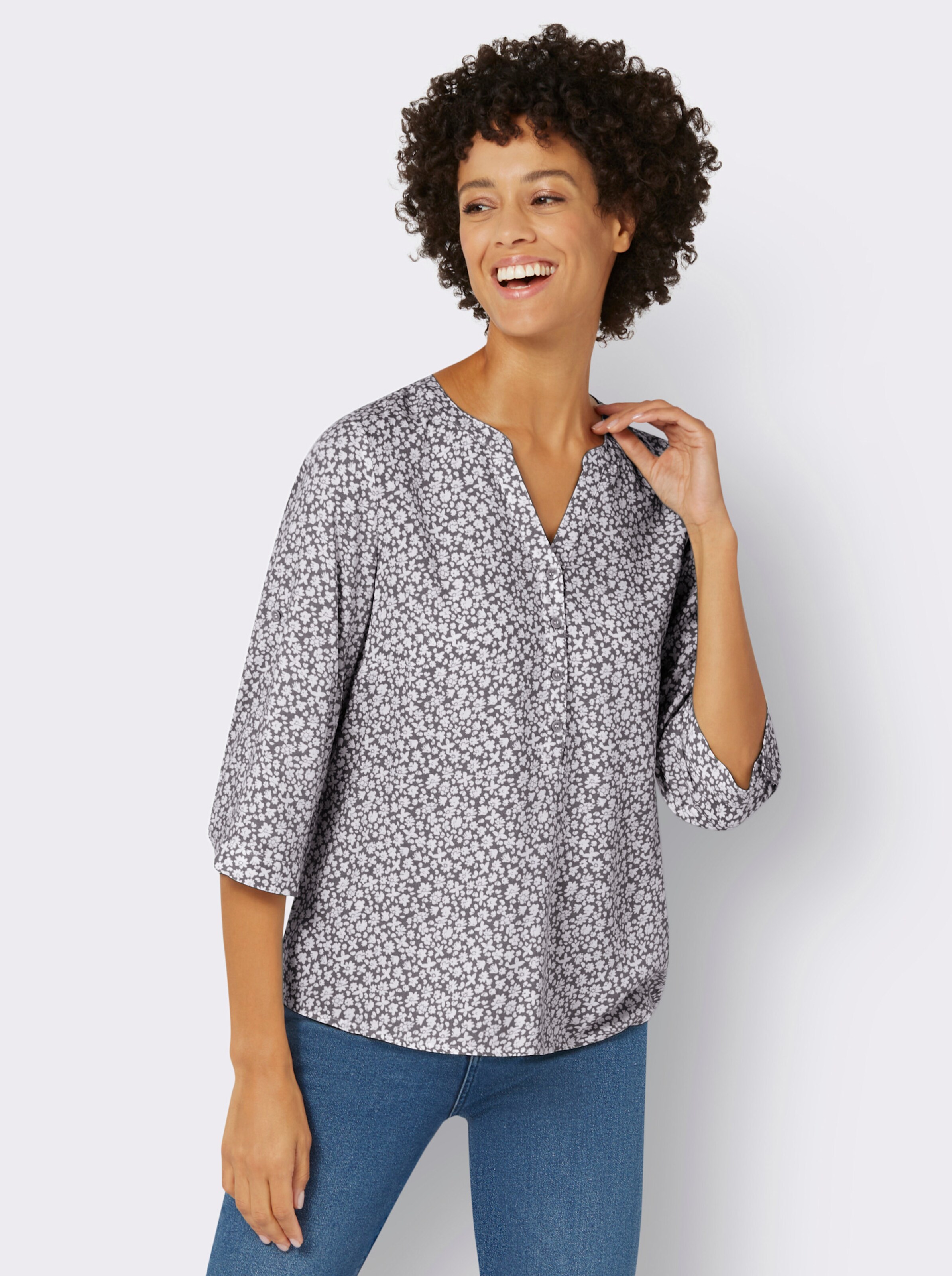 Druckbluse