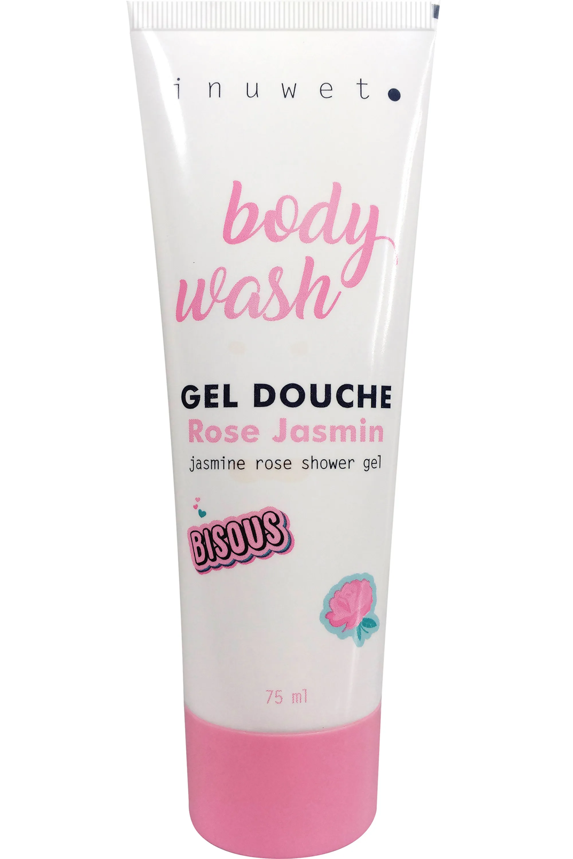 Inuwet (In Unicorn We Trust) Gel douche corps parfum rose jasmin-75 ml