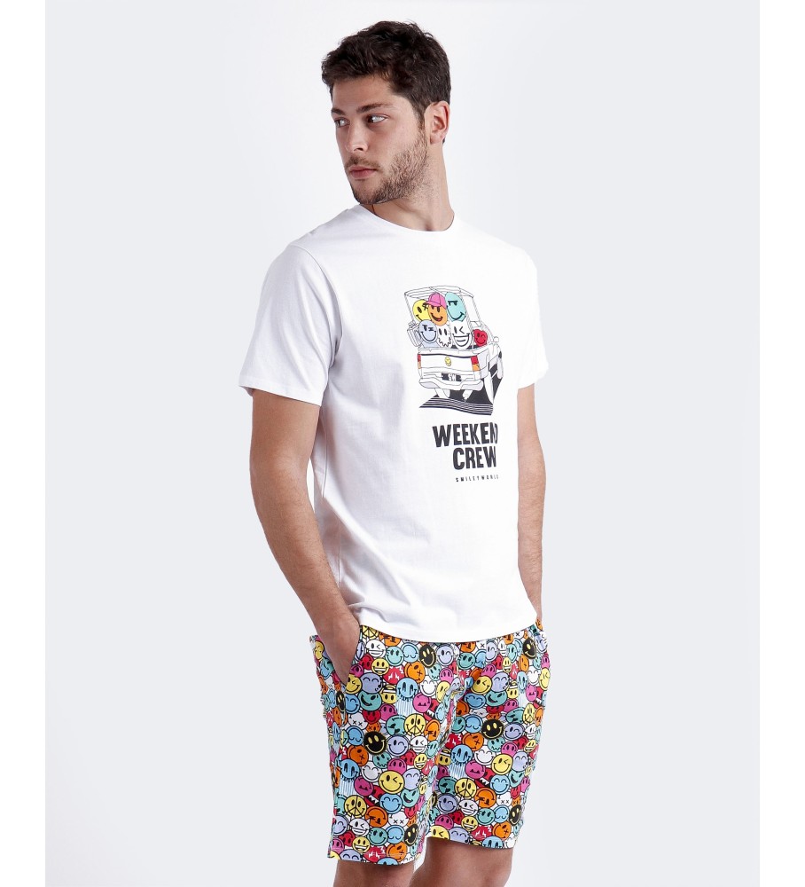 Pijama Aznar Innova Branco Crew