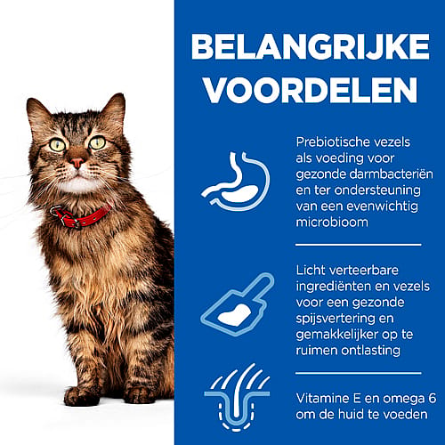 Hill's Science Plan Sensitive Stomach & Skin Adult Kattenvoer met Kip