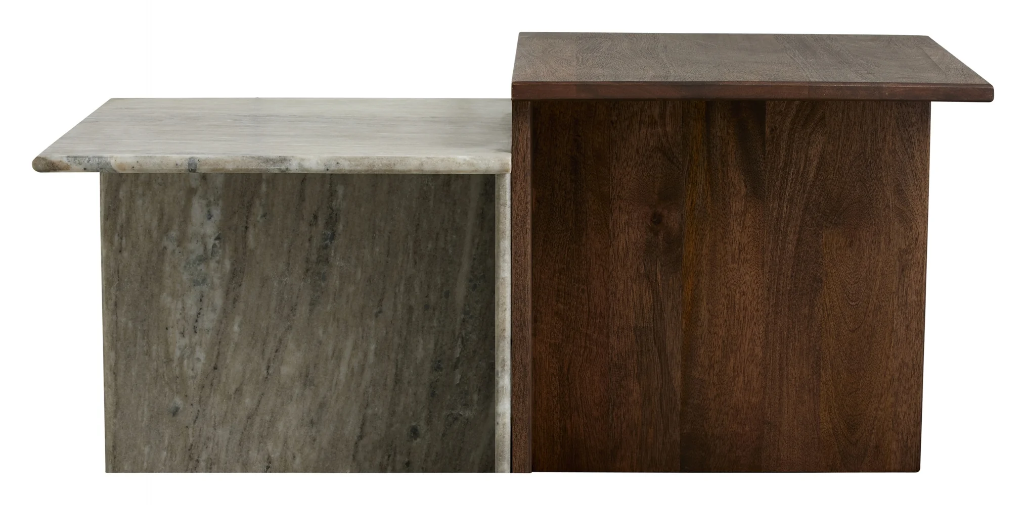 Nordal  Odra Low, sofaborde - Wood/Marble