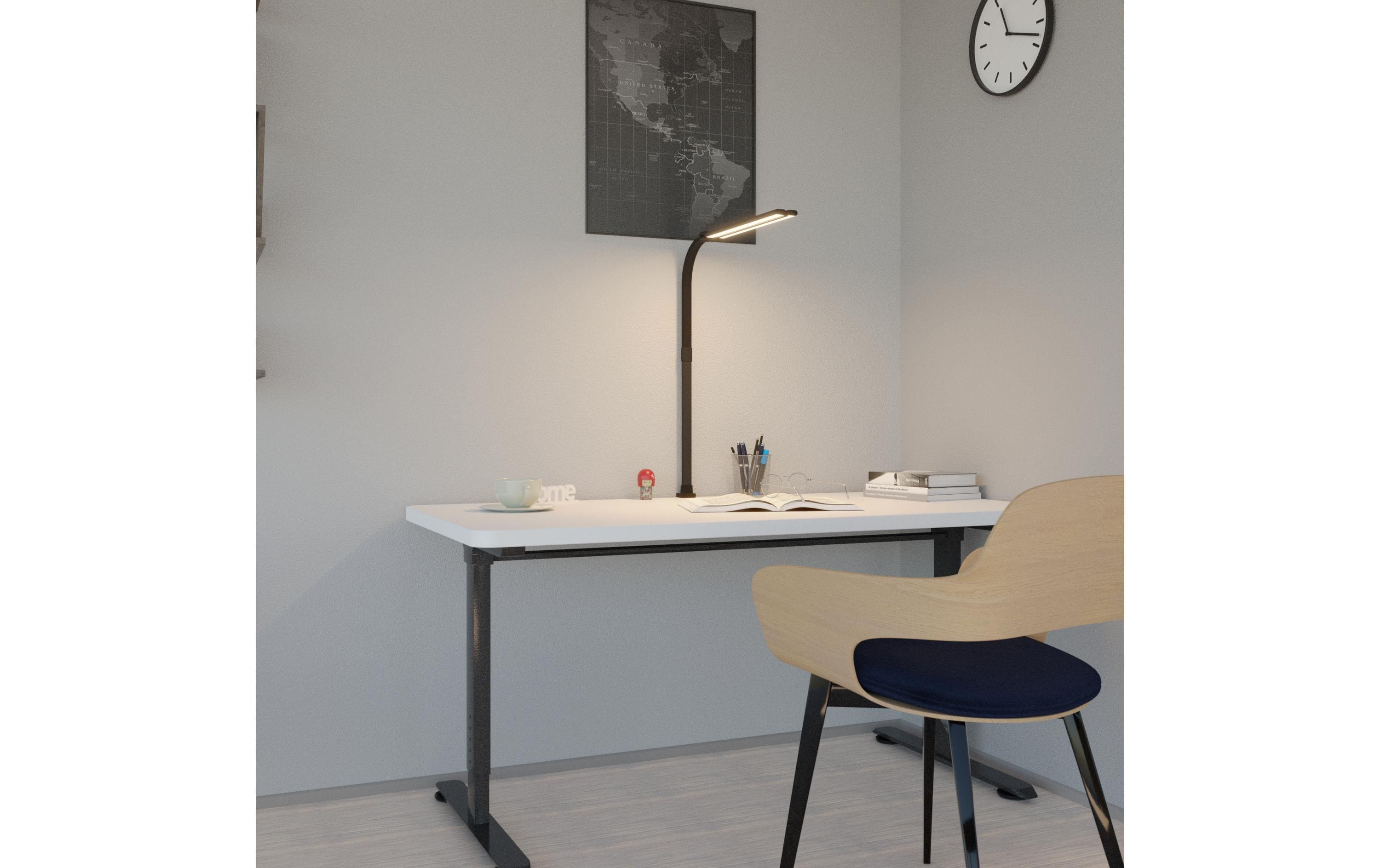 Schreibtischleuchte LED Nova 20 Watt, SchwarzBildschirmleuchte