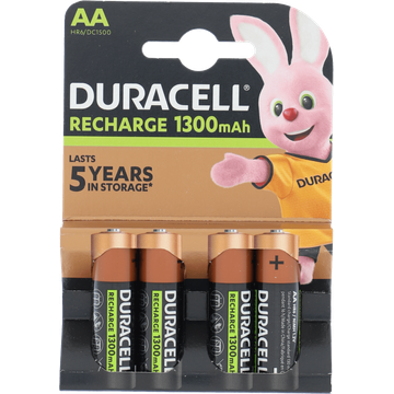 Duracell Rechargeable Batterijen Plus AA 1300mAh