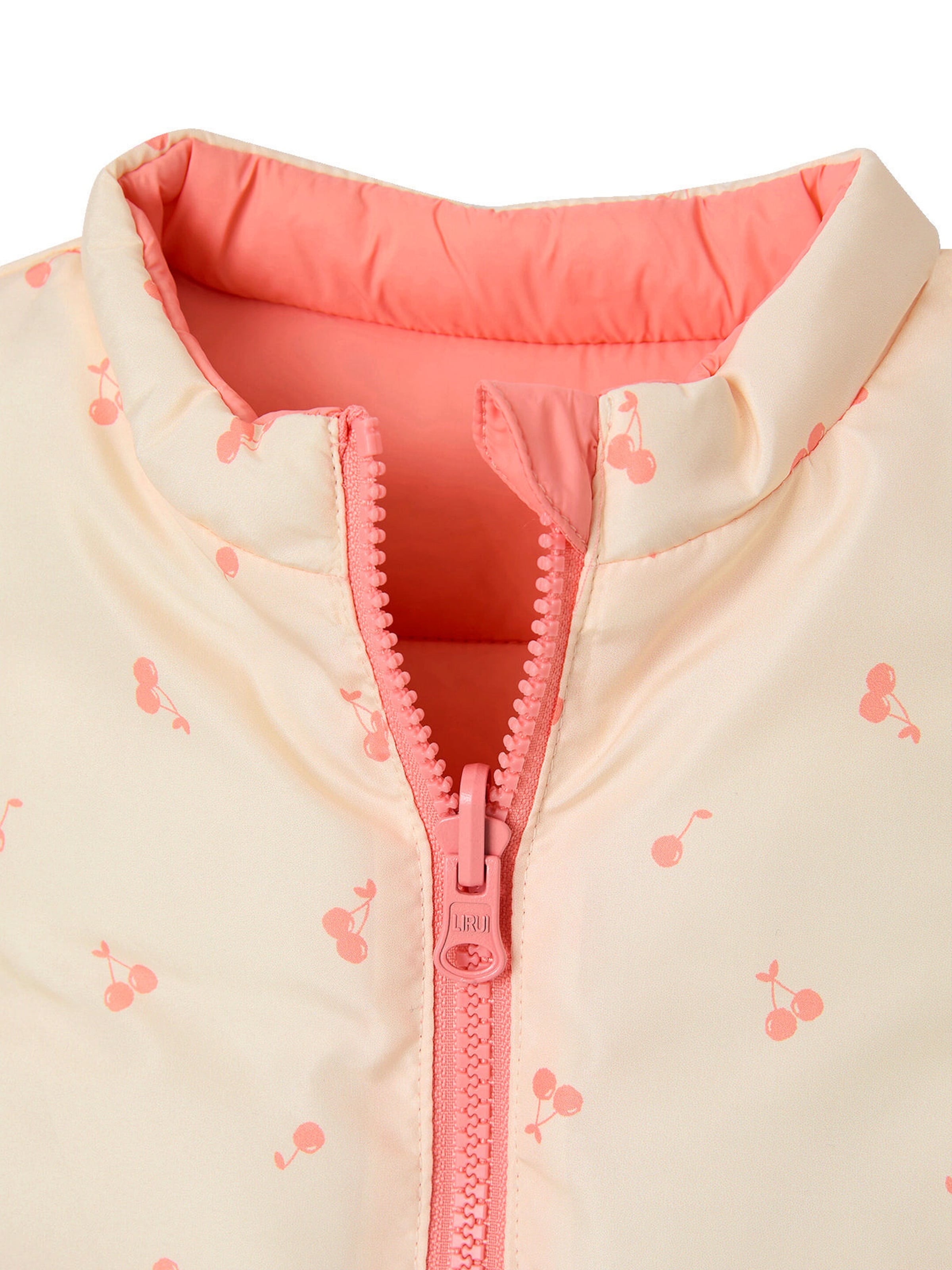 Vertbaudet Baby Wende-Steppweste mit Recycling-Polyester koralle