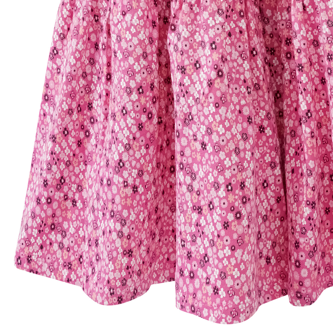 Topolino Mädchen Kleid im Millefleur-Dessin pink