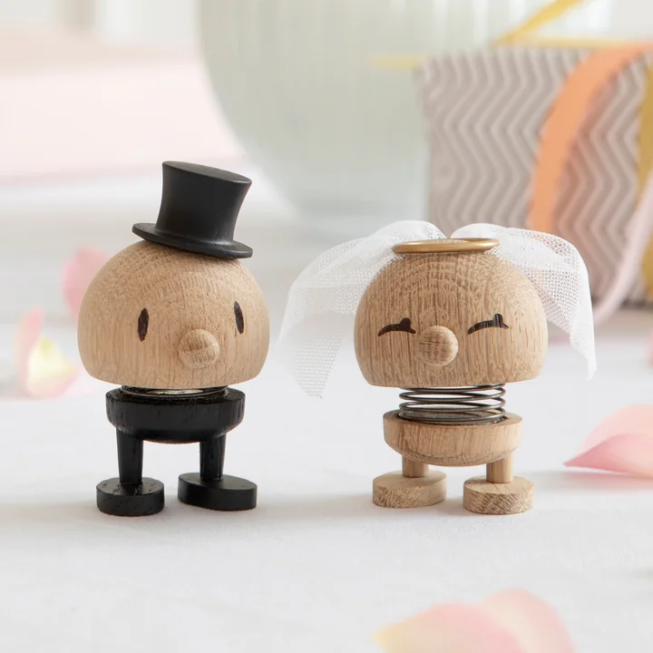 Hoptimist - Small Bride Deko-Figur, Eiche