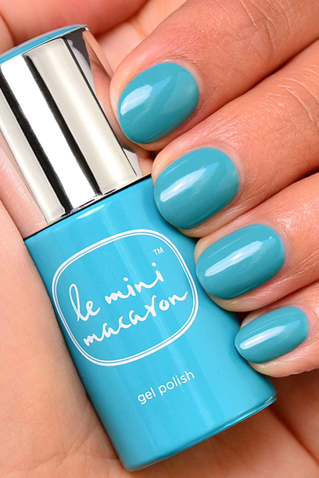 Le Mini Macaron Neglelak Gel blue lagoon