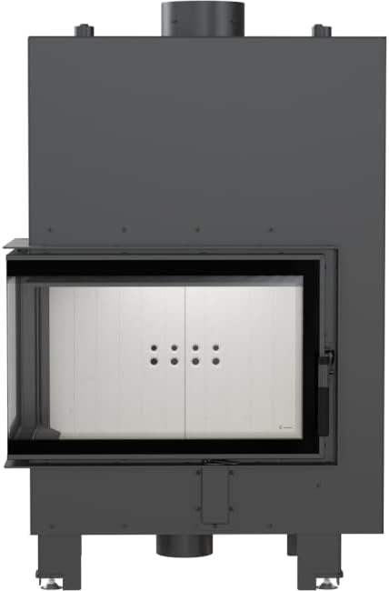 Kratki wasserführender Kamineinsatz MBM PW 10 | 12 kW | Ecke Links