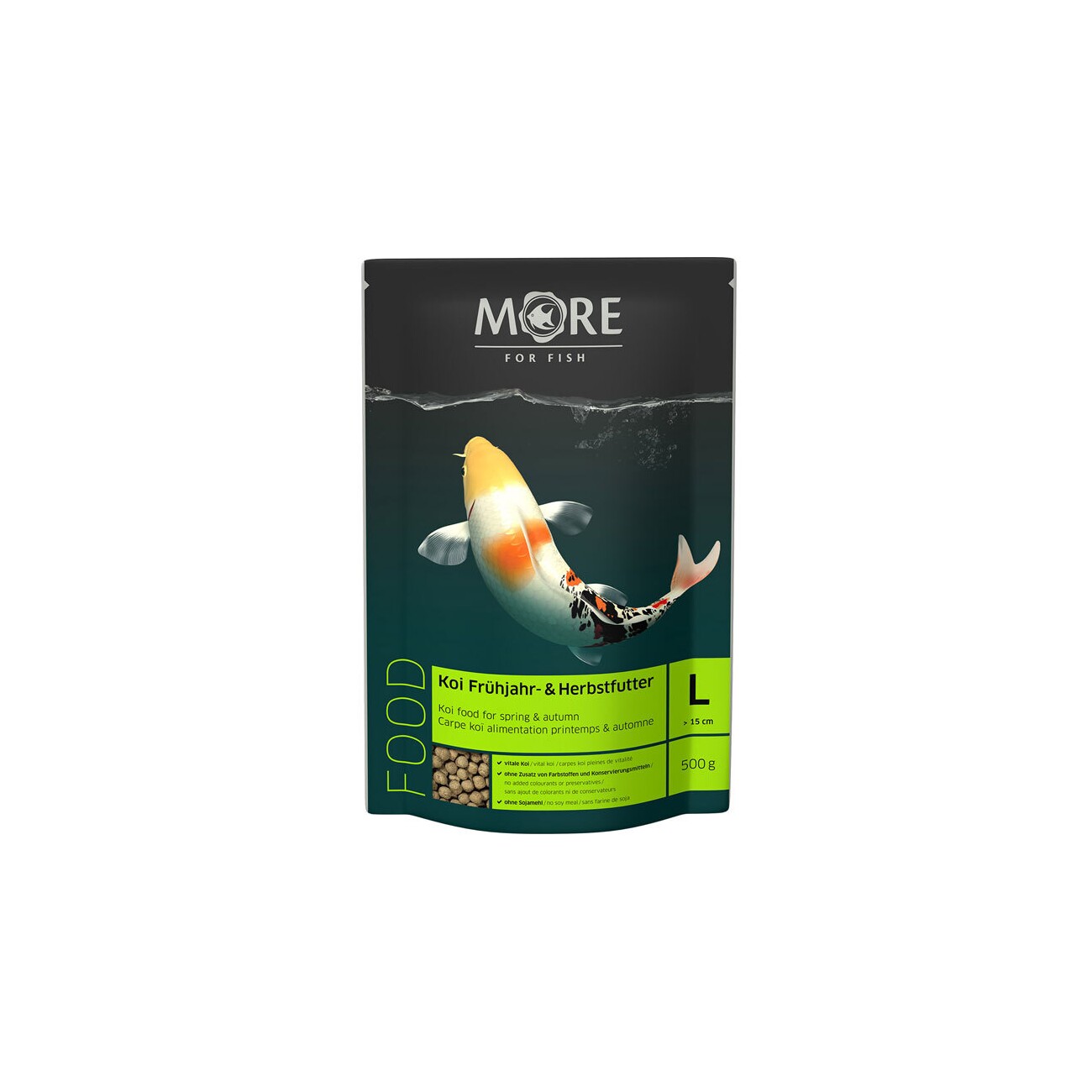 MORE Koi Frühjahr-/Herbstfutter 6mm 500 g