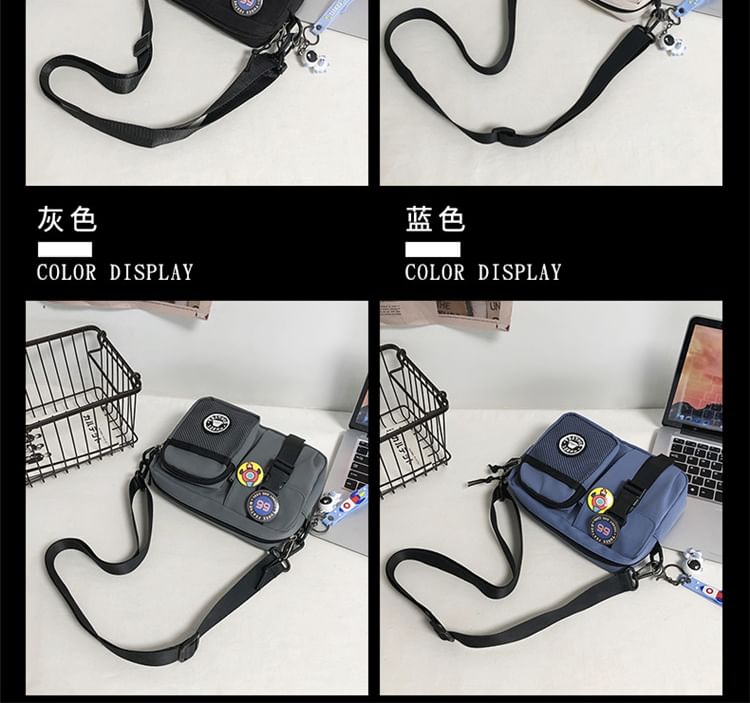 EAVALURE - Set: Crossbodytas met gesp + bedel