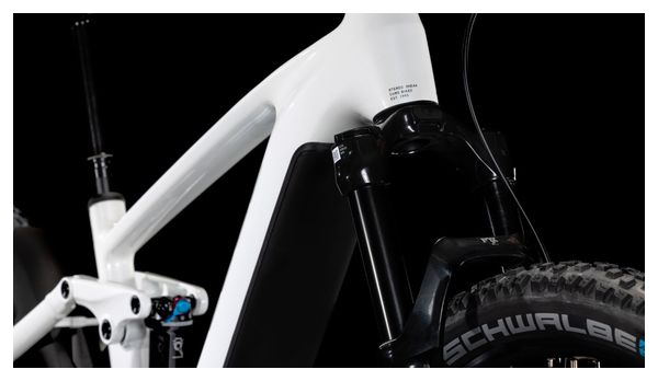 VTT Électrique Tout-Suspendu Cube Stereo Hybrid One44 EXC 800 Shimano Deore XT 12V 800 Wh 29'' Blanc Marble 2025