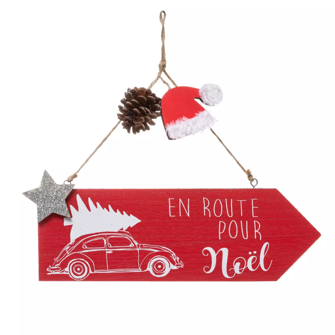 Pancarte en bois (H31 cm) 